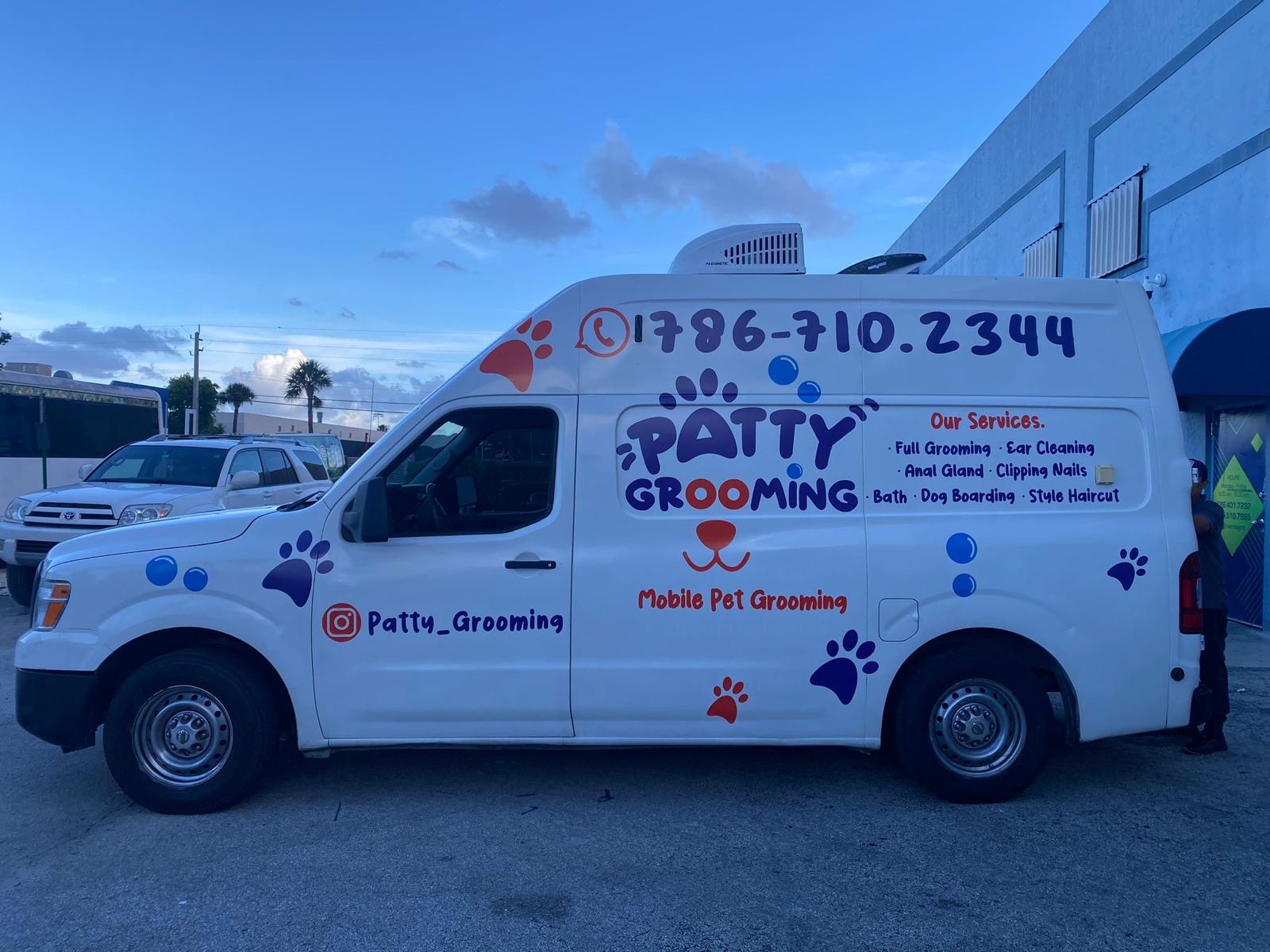 Mobile grooming van